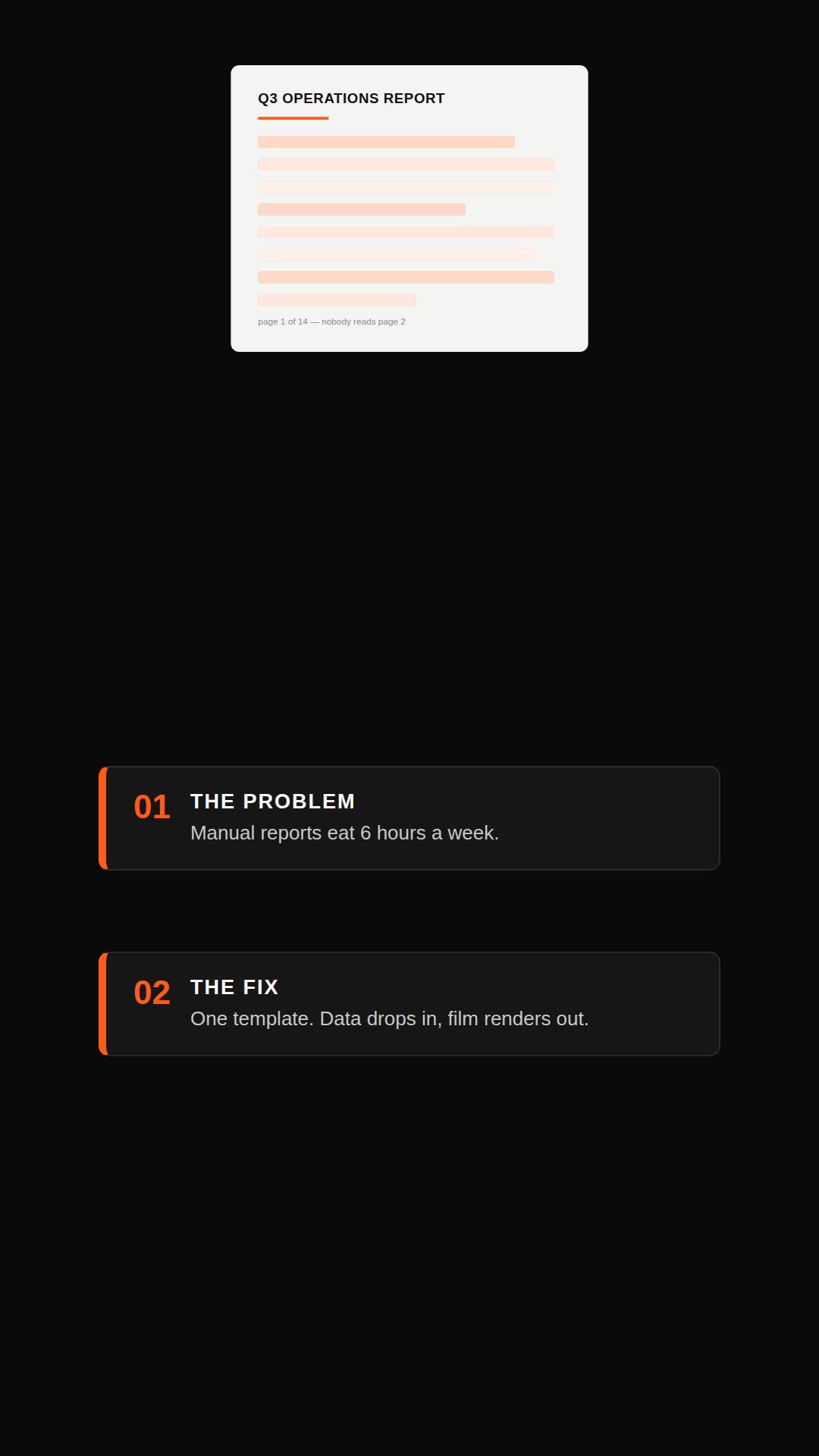 Remotion explainer prompt — document to vertical video